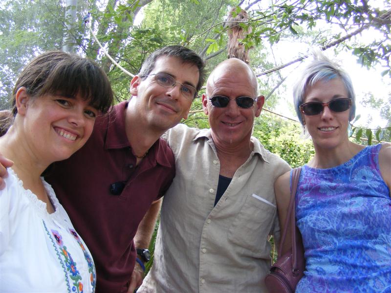 Jess2ndBDay_DALZoo (92) (Medium).JPG - Speaking of "Bird-Brains" - There's some of my favorites - Mummy, Daddy, Uncle Andrew & Ms. Kelly!